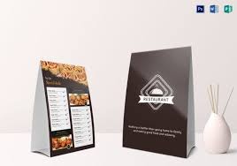 A menu tent or tabletop displayette allows you to showcase drinks, menu items, or specials at the table or counter. 17 Restaurant Tent Card Designs Templates Psd Ai Indesign Pdf Doc Free Premium Templates