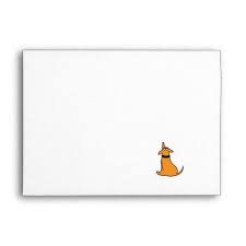 Black And White Cartoon Picture Of Orange Pin On Envelopes