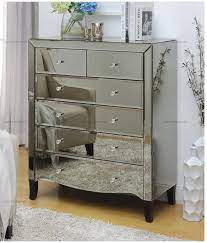 The hodedah seven drawer chest strikes athe hodedah seven drawer chest strikes a perfect balance between your storage as well as design requirements. China Fully Smoked Bedroom Furniture Storage Cabinet Mirrored Glass Wooden Chest Of Drawer For Home Decoration China Cabinet Furniture