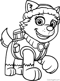 Hundreds of free spring coloring pages that will keep children busy for hours. Everest Is A Husky Puppy Coloring Page Coloringall