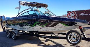 The boat wrapping process is essentially the same as any other vehicle wrap, just on a larger scale, with more material and in a dry dock, although some wraps can be done on the water. Boat Wraps Vs Paint Which Is Better Mightywraps Blog