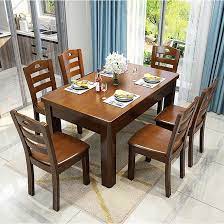 After you have your dining room chairs and table figured out, the next step is adding a little style. Solid Wood Dining Tables And Chairs Set Modern Simple Living Room Dining Table Restaurant Dining Table Small Apartment Rectangular Dining Table Shopee Philippines
