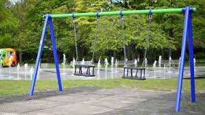 New listingblue swing seat + playground swing park backyard. Tiktok Warning Over Teenagers Getting Stuck In Play Swings Bbc News