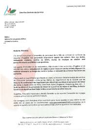Courrier Du Maire Envoye Aux Parents D Eleves Ville De Lormont