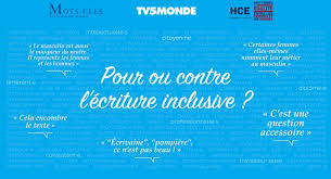 L'écriture inclusive va officiellement intégrer la liturgie catholique. Ecriture Inclusive De Quoi Parle T On Le Debat Sur Tv5monde Et Terriennes