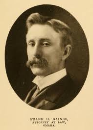 Franklin H “Frank” Gaines (1863-1937)