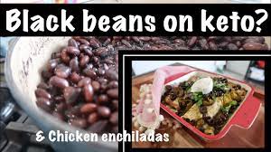 Black Beans On Keto And Keto Chicken Enchiladas Youtube Ginger Recipes Keto Chicken Keto Recipes Easy
