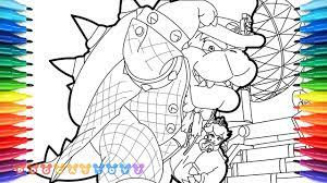 Super mario odyssey coloring pages bowser super mario coloring pages mario coloring pages super coloring pages. How To Draw Mario Odyssey Bowser Princess Peach 37 Drawing Coloring Pages For Kids Youtube
