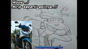 Aksi penembakan terjadi di jalan perikanan darat, depan perumahan cimanggu residence, rt 3/rw 16, kelurahan kedung waringin, kecamatan tanah sareal, kota bogor, sekitar pukul 19.00 wib, selasa 31 maret 2015. Cara Menggambar Sketsa Honda Beat Babylhook Youtube