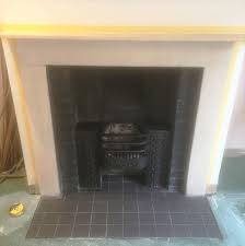 Some people use the simple limestones to create a streamlined look around their fireplace. Restoring A Dirty Limestone Fireplace In Oxford Stone Fireplace Cleaning And Maintenance
