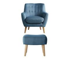 Image Result For Chair And Footstools Chair Fabric Fabric Accent Chair Blue Armchair