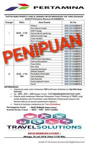 It was owned by several recruitment.pertamina has a decent google pagerank and bad results in terms of yandex topical. Pertamina On Twitter Tetap Waspada Dengan Penipuan Mengatasnamakan Pertamina Ya Sob Cek Info Resmi Rekrutmen Pertamina Di Https T Co Itznpohdcm Bagian Karir Sobat Bisa Juga Hubungi Contact Pertamina 1 500 000 Pcc Pertamina Com Pertamina