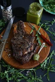 Cote De Boeuf With Chimichurri Sauce Yummy Casseroles Fried Steak Recipes Chimichurri Sauce