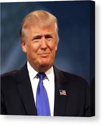 President Donald John Trump Portrait Canvas Print