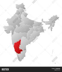 We offer these maps for free. Map India Karnataka Image Photo Free Trial Bigstock
