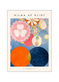 Hilma af klint spent her life painting in order to understand her work as a medium and the duality of the earthly & spiritual realm of human beings. Hilma Af Klint The Ten Largest No 02 Poster Poster And Frame