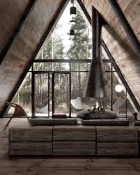 A Frame Design Provides A Quiet Space in Lake Tahoe