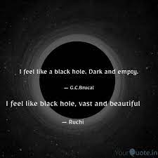 I wonder how dark hole would've worked in 'real life' if yugi hadn't been interrupted. I Feel Like Black Hole V Quotes Writings By Ruchita Mahajan Yourquote
