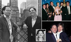 Harvey weinstein is a 64 year old, world famous man and this is his company. New Documentary Shows That Alleged Sexual Assault By Harvey Weinstein Dates Back To The Late 1970s Daily Mail Online