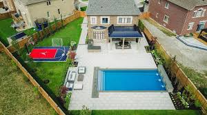 According to the cdc, diarrhea is the most common recreational water illness; Modern Backyard Oasis Pool And Basketball Court Ep 4 Aquaspa Pools Youtube