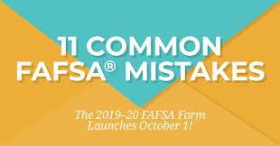 11 Common Fafsa Mistakes Ed Gov Blog Via Fsa