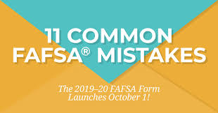 11 Common Fafsa Mistakes Ed Gov Blog Via Fsa