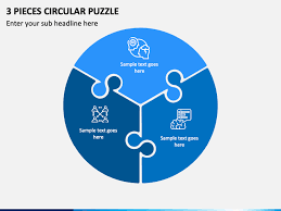 Download 3 piece jigsaw puzzle template and use any clip art,coloring,png graphics in your website, document or presentation. Free 3 Pieces Circular Puzzle Powerpoint Template Ppt Slides Sketchbubble