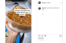 Penasaran dengan cara membuat mie goreng nusantara yang super enak? Bermodal Rp 5 Ribu Netizen Buat Kejutan Kue Ultah Indomie Mewah Hitekno Com