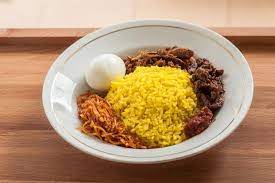 Nasi Kuning Manado Coconut Yellow Rice Makanan