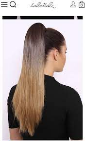 Lullabellz Balayage Straight Clip In Ponytail Ebony Rrp E24 99 Bnib Ad Affiliate Straight Ombre Hair Blonde High Ponytail Hairstyles Straight Hairstyles