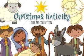 Clipart Birth Of Jesus Story With Pictures This Cute Christmas Nativity Clip Art Bible Story Christmas Is Just One Of The Custom Handmade Pieces You Ll Find In Our With Images Clip Art Christmas Nativity Nativity