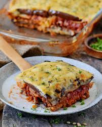 Vegan Moussaka With Lentils And Eggplant This Popular Greek Dish Can Be Easily Made Without Meat And Still Taste Vegan Moussaka Moussaka Recipe Mousaka Recipe