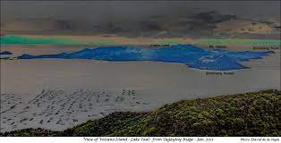 It lies on the seafloor at a depth of 3500 m. Taal Volcano Island