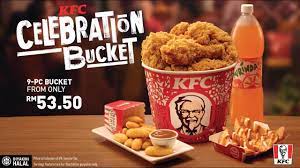 Go Big With Kfc Celebration Bucket Kfc Kfc Chicken Food