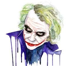 The Joker Watercolor Print Batman Illustration Heath Ledger Art By Rachelselina On Etsy Joker Hd Wallpaper Batman Illustration Art