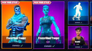 The og ghoul trooper or og skull trooper. Is Frozen Skull Trooper Ghoul Trooper Real Fortnite Ghoul Trooper Coming Back Og Skins Return Youtube