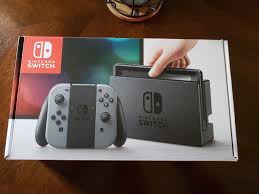 Nintendo Switch 32gb Gray Console With Gray Joy Cons Grey Consoles Nintendo Switch Nintendo