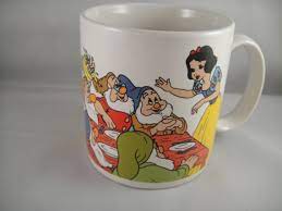 Snow White 50th Anniversary Ceramic Mug Applause 1987 Etsy In 2020 Mugs Disney Mugs Ceramic Mug