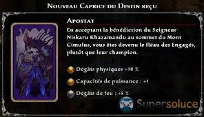 Ce jeune sorcier, survivant de voldemort, est l'objet de tous les regards. Caprices Du Destin Soluce Les Royaumes D Amalur Reckoning Supersoluce