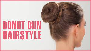 How To Do Donut Bun Hairstyle Using Hair Donut Youtube