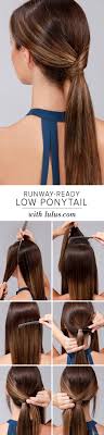 It is convenient and not difficult to implement. 27 Easy Ponytail Hairstyle Step By Step New Concept