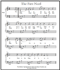 The First Noel Free Online Christmas Music For Piano