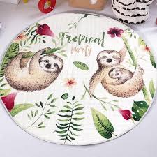 Sloths Baby Play Mat In 2021 Baby Play Mat Baby Play Ideal Baby Shower Gifts