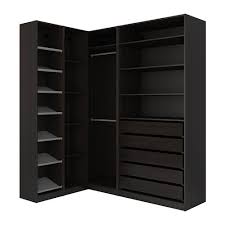 Pax Penderie D Angle Brun Noir Brun Noir 160 188x236 Cm Armoire D Angle Penderie D Angle Penderie