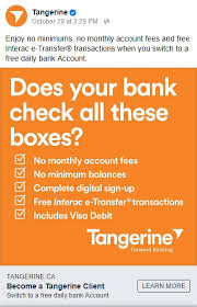 Tangerine Bank Taps Visa To Launch New Debit Card In Canada