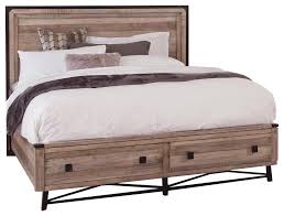 Maybe you would like to learn more about one of these? Brentwood King Platform Bed With Storage Footboard Sadler S Home Furnishings Platform Beds Low Profile Beds