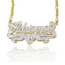 Pin On Gold Name Necklace