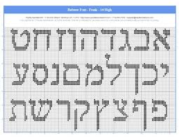 The following is the chart of the international phonetic alphabet, a standardized system of phonetic symbols devised and maintained by the international phonetic association. Free Aleph Bet Charts For Needlepoint Or Cross Stitch