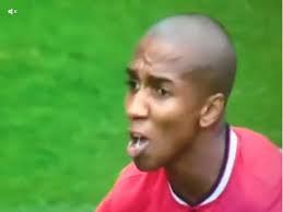 Ashley Young appears to catch bird droppings in his mouth during Manchester  United vs Swansea match