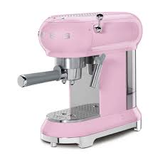 Pink single serve coffee maker. Espresso Coffee Machine Pink Ecf01pkeu Smeg Com